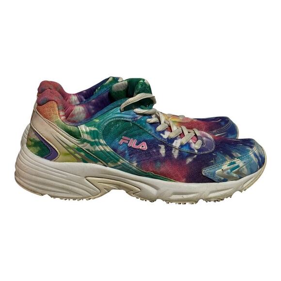 FILA Shoes - Fila Tie Dye Chunky Sneakers Women's Size 8 Multicolor 5LM00679-661